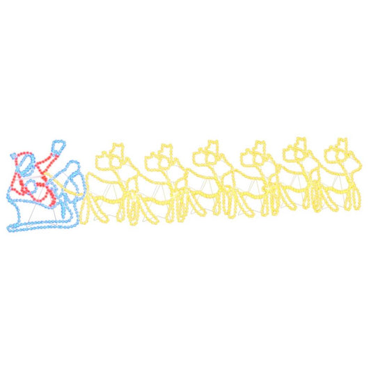 Decorazione di Natale LED-Luci decorative natalizie Multicolore 69 x 79 cm PVC