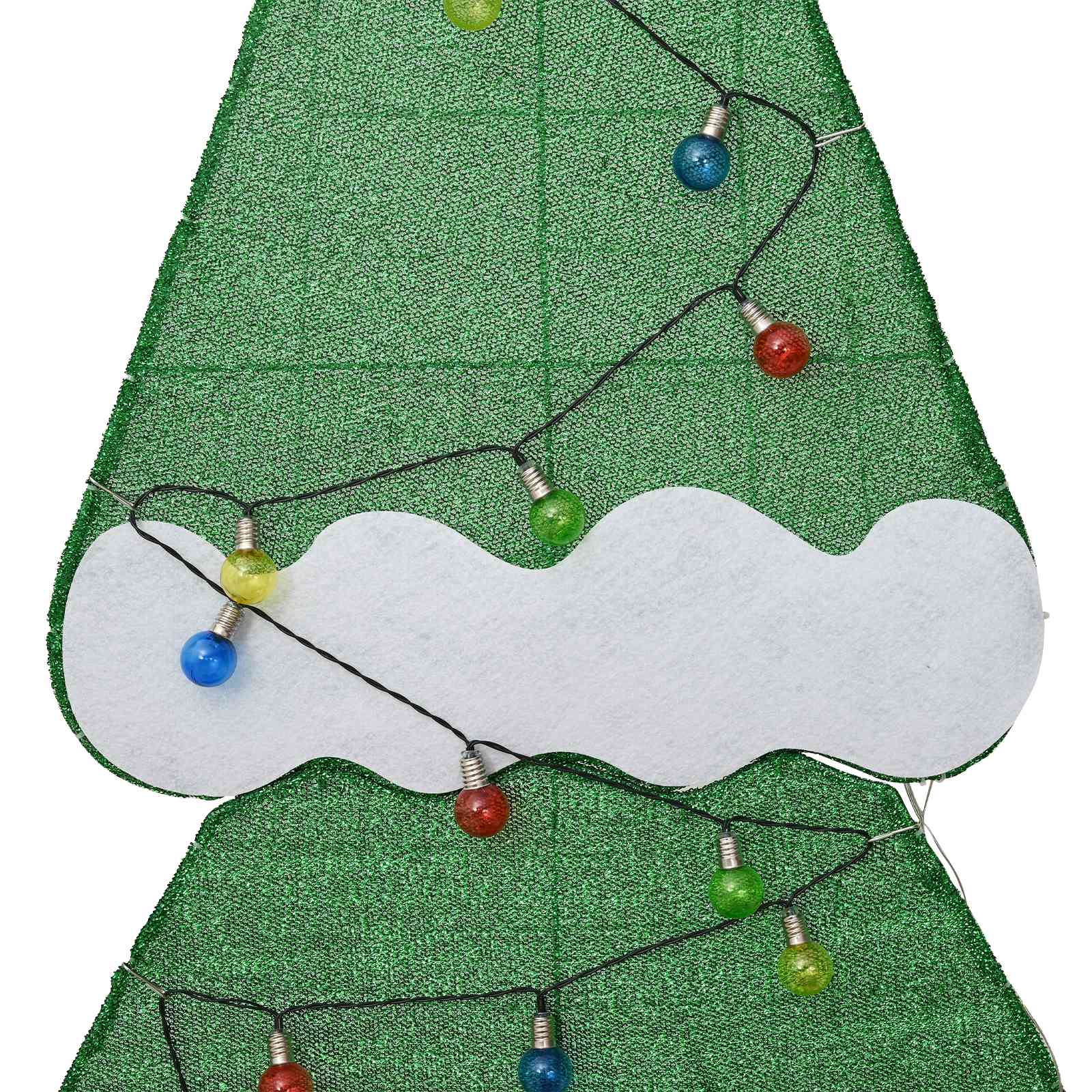 Albero di Natale Illuminato con 3 Scatole Regalo 2D Bianco Caldo 42019618