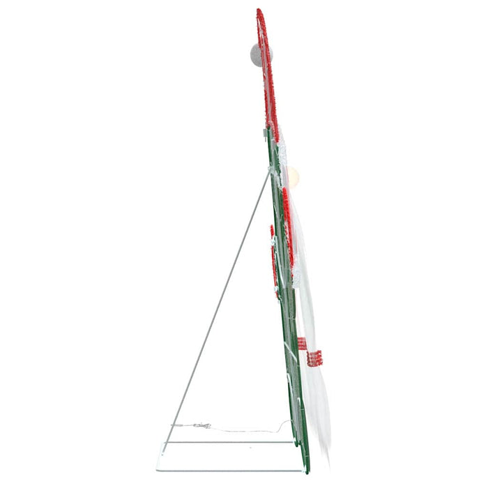 Gnomone Illuminato Bianco caldo 71 x 64 cm Tessuto di Lamè 42019622