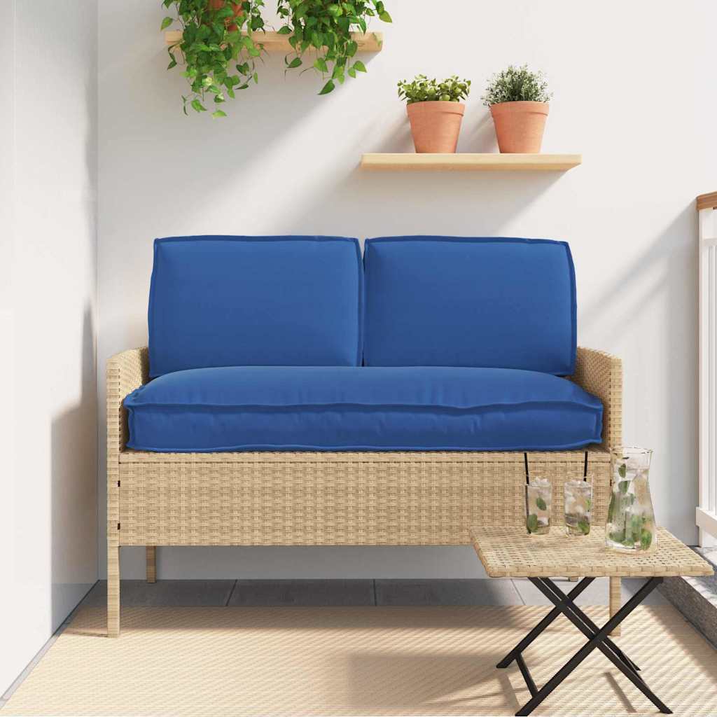 vidaXL Set di Cuscini per Pallet 3 pcs Blu Reale 120 x 50 x 12 cm