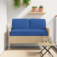 Set di Cuscini per Pallet 3 pcs Blu Reale 120 x 50 x 12 cm 3402116