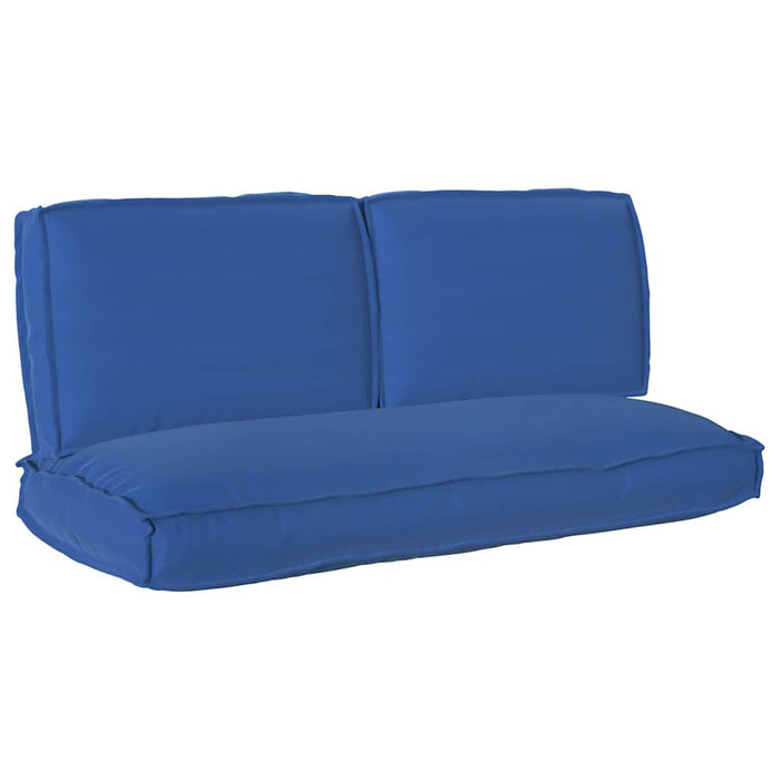 Set di Cuscini per Pallet 3 pcs Blu Reale 120 x 50 x 12 cm 3402116