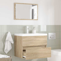 Set di mobili per il bagno Rovere Sonoma Legno multistrato 876034