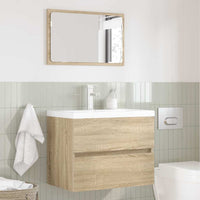 Set di mobili per il bagno Rovere Sonoma Legno multistrato 876034