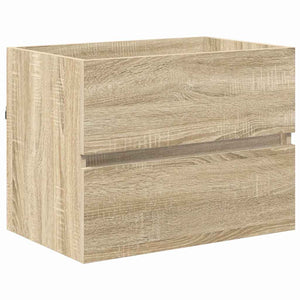 Set di mobili per il bagno Rovere Sonoma Legno multistrato 876034