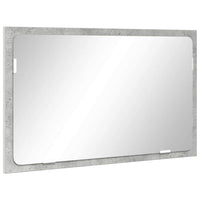 Set di mobili per il bagno Grigio cemento Legno multistrato 876035