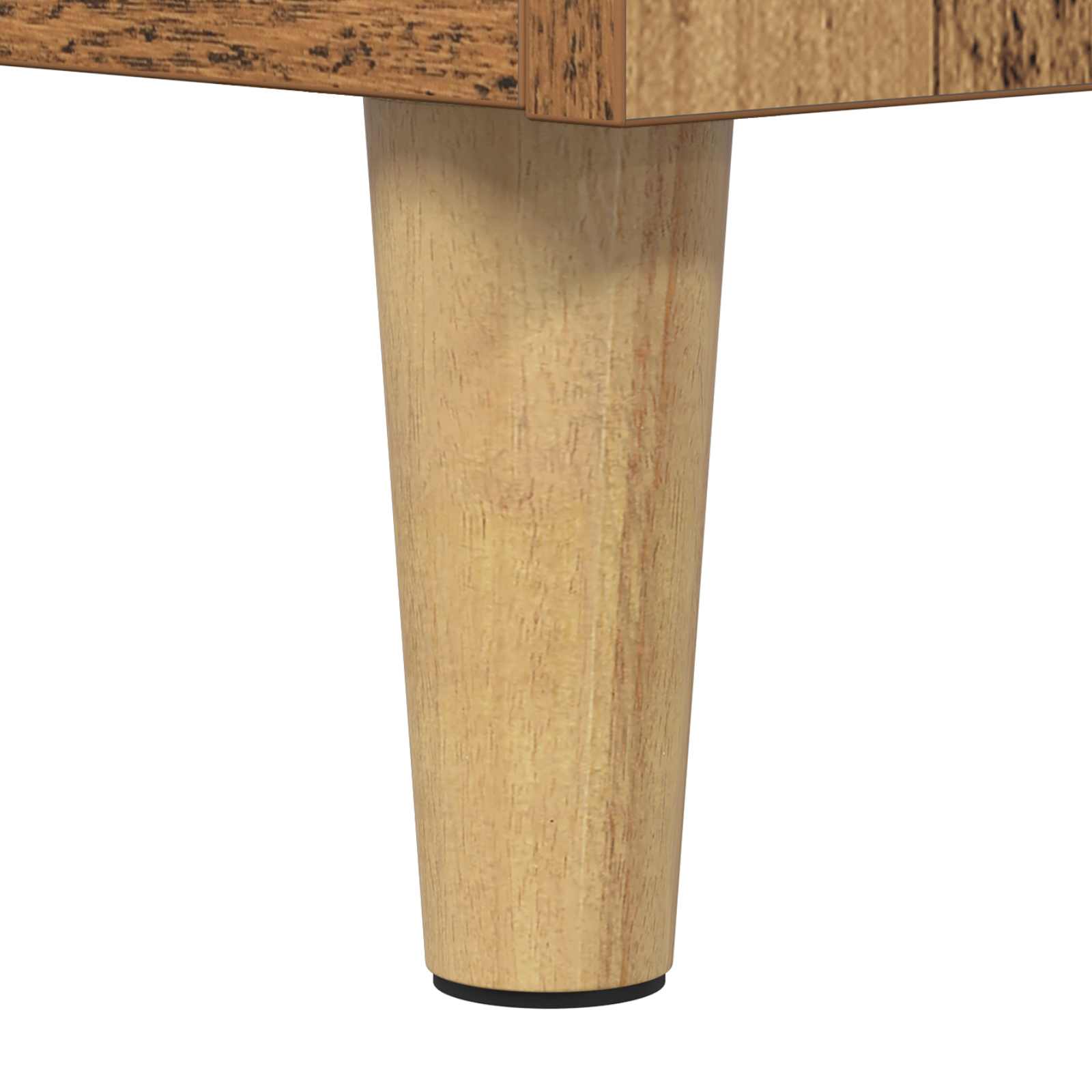 Armadietto per letto con cassetto Legno vecchio 40 x 35 x 50 cm 885668