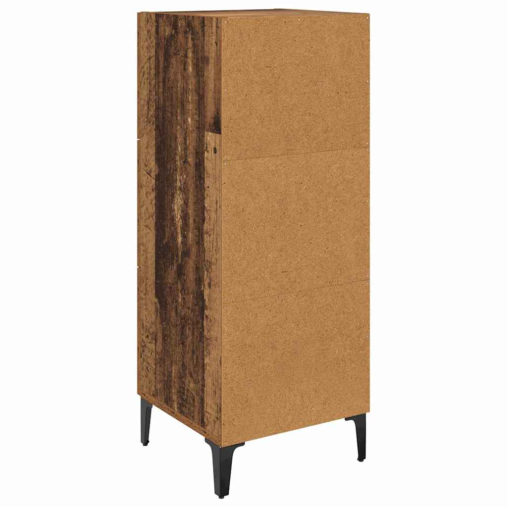 Credenza-Buffet-Armadio da cucina Legno vecchio 34,5 x 34 x 90 cm Legno multistrato 599200