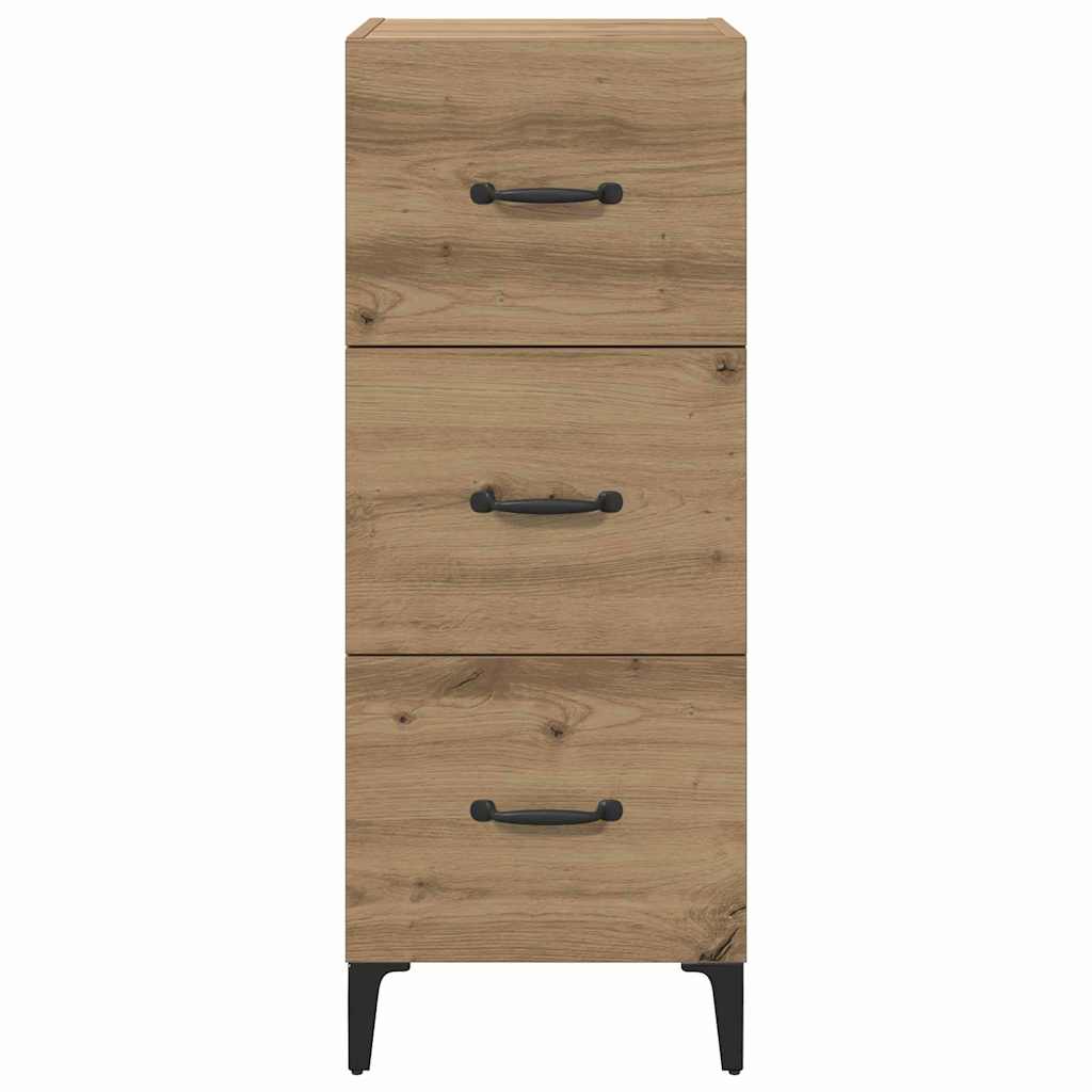 Credenza Rovere artigianale 34,5 x 34 x 90 cm Legno multistrato 885699