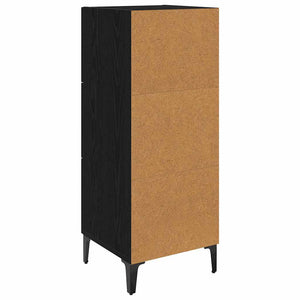 Credenza Rovere Nero 34,5 x 34 x 90 cm Legno multistrato 885700
