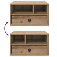 Supporto per Stampante Rovere artigianale 40 x 32 x 24 cm 886029