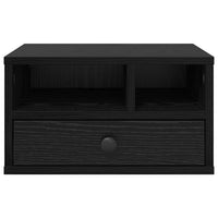 Supporto per Stampante con cassetto Rovere Nero 40 x 32 x 24 cm 886030