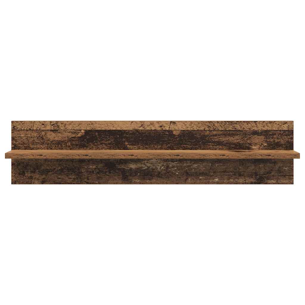 Scaffali da parete 4 pcs Legno vecchio 80 x 11,5 x 18 cm 886230