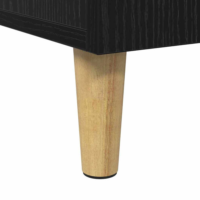 Scrivania Rovere Nero 140 x 50 x 75 cm Legno multistrato 886236