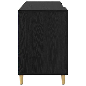 Scrivania Rovere Nero 140 x 50 x 75 cm Legno multistrato 886236