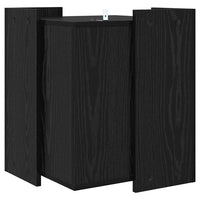 Rifugio per lettiera per gatti Rovere Nero 42 x 42 x 51 cm 886271