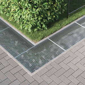 Grata Argento 30 x 30 x 2 cm Acciaio Zincato a Caldo 42018650