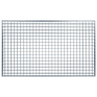 Grata Argento 30 x 30 x 2 cm Acciaio Zincato a Caldo 42018650