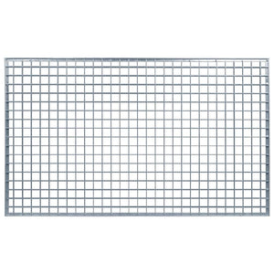 Grata Argento 30 x 30 x 2 cm Acciaio Zincato a Caldo 42018650