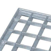 Grata Argento 50 x 35 x 2 cm Acciaio Zincato a Caldo 42018651