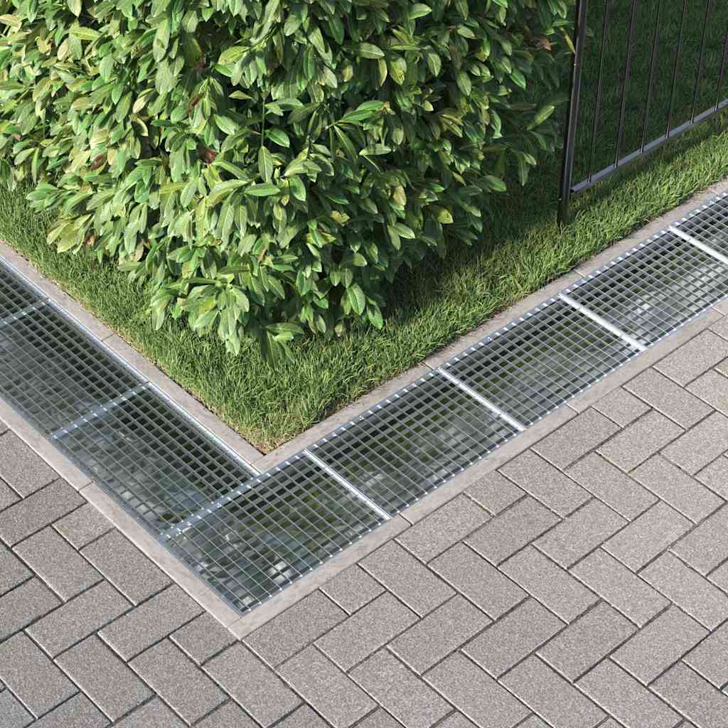 Grata Argento 50 x 35 x 2 cm Acciaio Zincato a Caldo 42018651