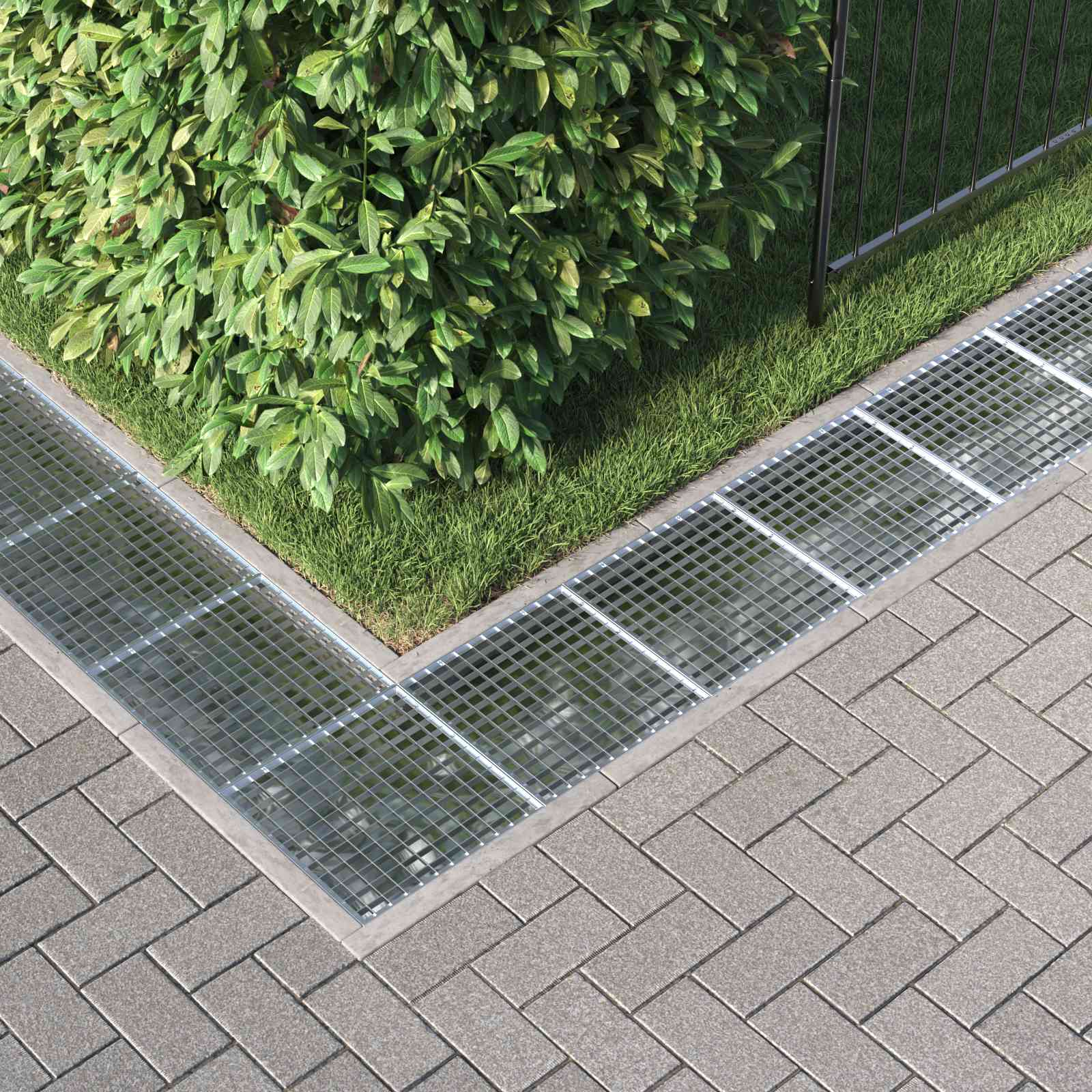 Grata Argento 40 x 40 x 2 cm Acciaio Zincato a Caldo 42018652