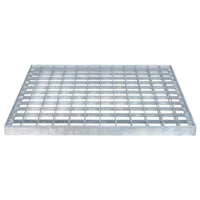 Grata Argento 40 x 40 x 2 cm Acciaio Zincato a Caldo 42018652