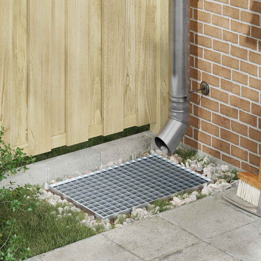 Grata Argento 60 x 40 x 2 cm Acciaio Zincato a Caldo 42018653