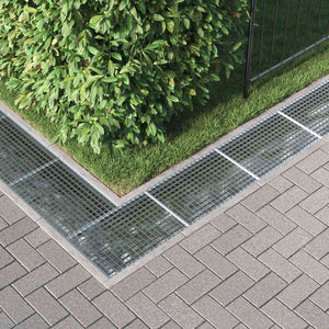 Grata Argento 60 x 40 x 2 cm Acciaio Zincato a Caldo 42018653