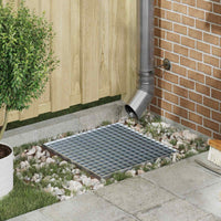 Grata Argento 50 x 50 x 2 cm Acciaio Zincato a Caldo 42018655