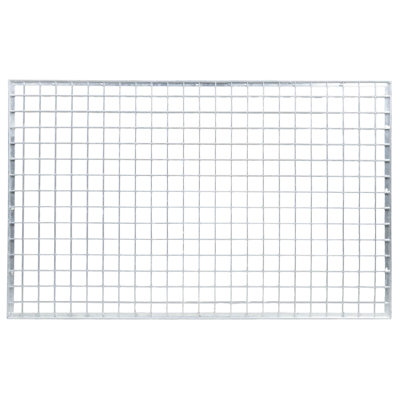 Grata Argento 80 x 50 x 2 cm Acciaio Zincato a Caldo 42018656