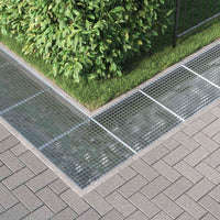 Grata Argento 60 x 60 x 2 cm Acciaio Zincato a Caldo 42018658