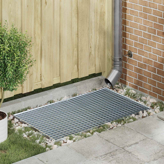 Grata Argento 100 x 60 x 2 cm Acciaio Zincato a Caldo 42018659