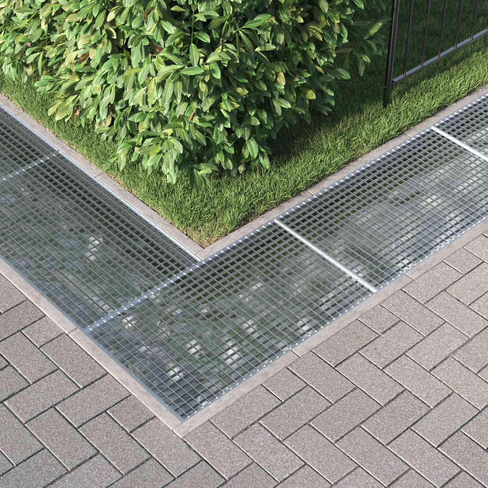 Grata Argento 100 x 60 x 2 cm Acciaio Zincato a Caldo 42018659