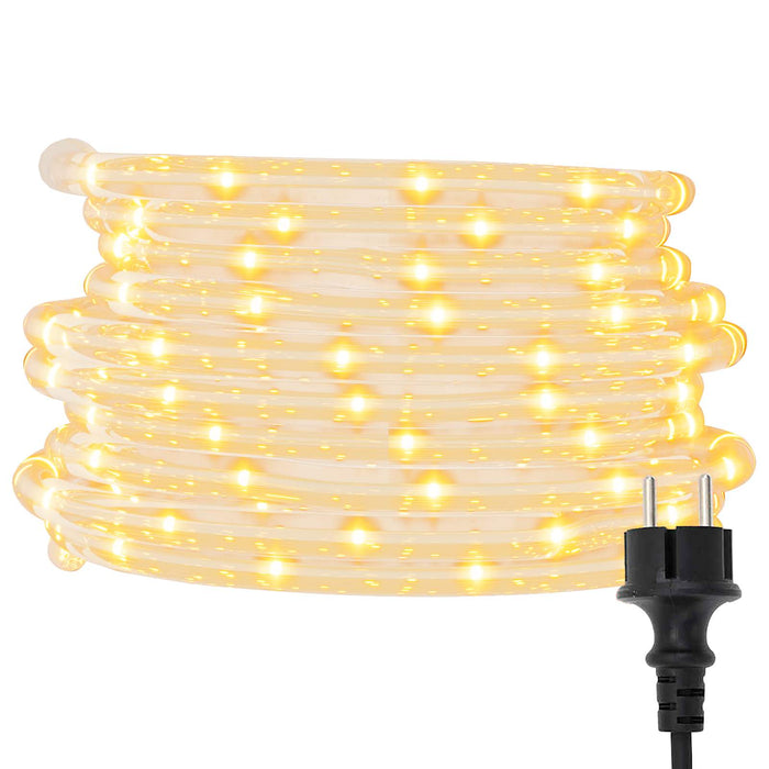 Luce a corda con 2400 LED Bianco caldo 100 m PVC 42018918