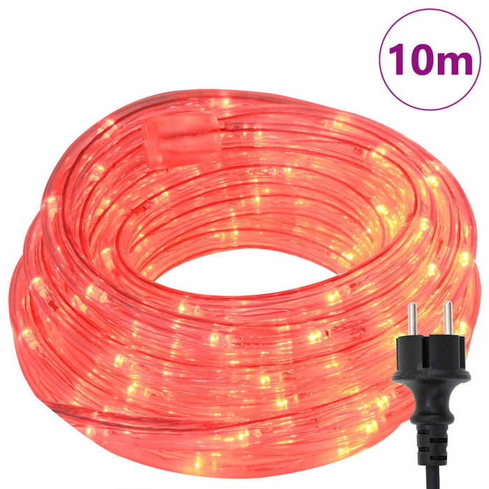 Luce a corda con 240 LED Rosso 10 m PVC 42018930