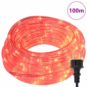 Luce a corda con 2400 LED Rosso 100 m PVC 42018933