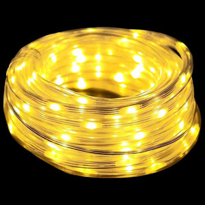 Luce a corda con 120 LED Bianco caldo 5 m PVC 42018939