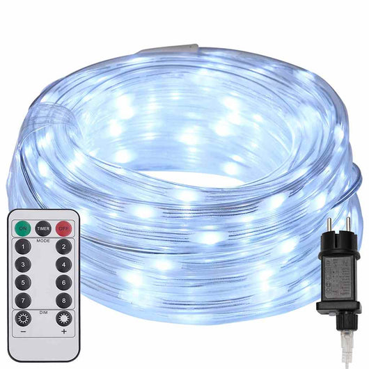 Luce a corda con 240 LED Bianco Freddo 10 m PVC 42018944