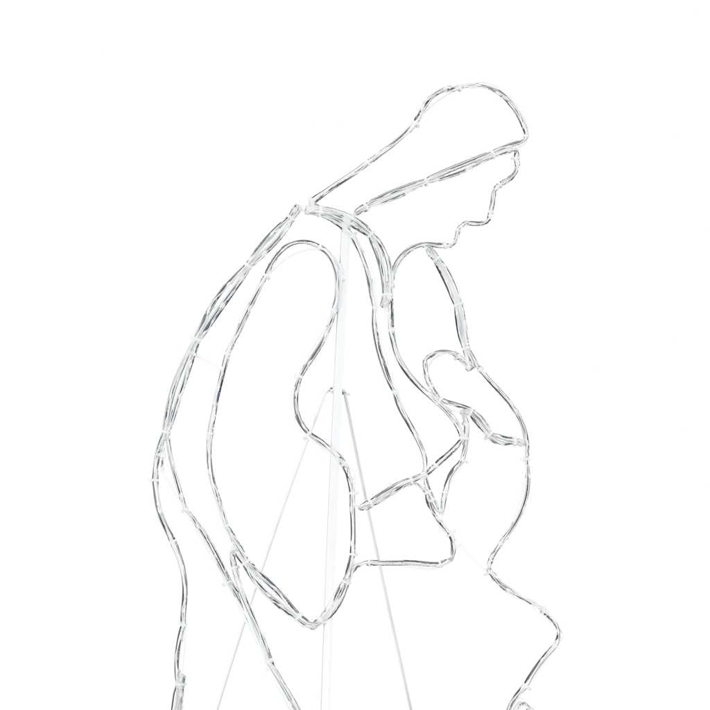 Scena di Natività Illuminata Multicolore 112 x 72 cm PVC 42018951