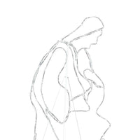 Scena di Natività Illuminata Multicolore 112 x 72 cm PVC 42018951