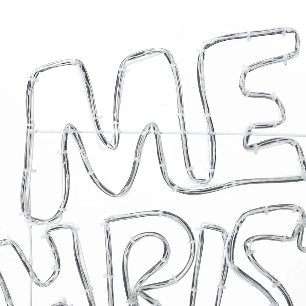 Insegna di Natale con 240 LED-Luci decorative natalizie Multicolore 100 x 50 cm PVC