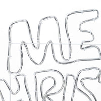 Insegna di Natale con 240 LED Multicolore 100 x 50 cm PVC 42018952