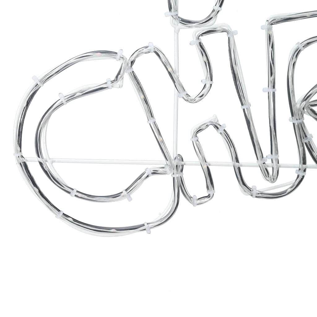 Insegna di Natale con 240 LED Multicolore 100 x 50 cm PVC 42018952