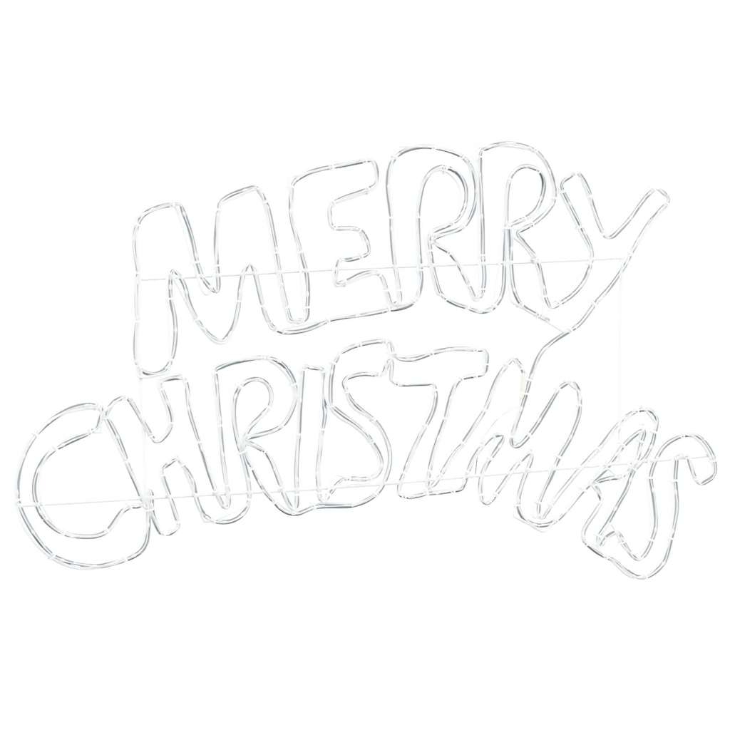 Insegna di Natale con 240 LED Multicolore 100 x 50 cm PVC 42018952