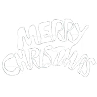 Insegna di Natale con 240 LED Multicolore 100 x 50 cm PVC 42018952