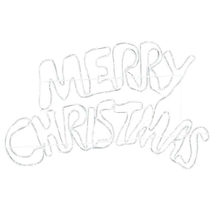 Insegna di Natale con 240 LED Multicolore 100 x 50 cm PVC 42018952