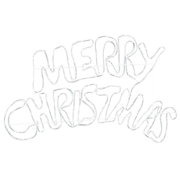 Insegna di Natale con 240 LED Multicolore 100 x 50 cm PVC 42018952