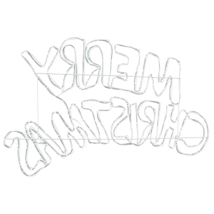 Insegna di Natale con 240 LED-Luci decorative natalizie Multicolore 100 x 50 cm PVC