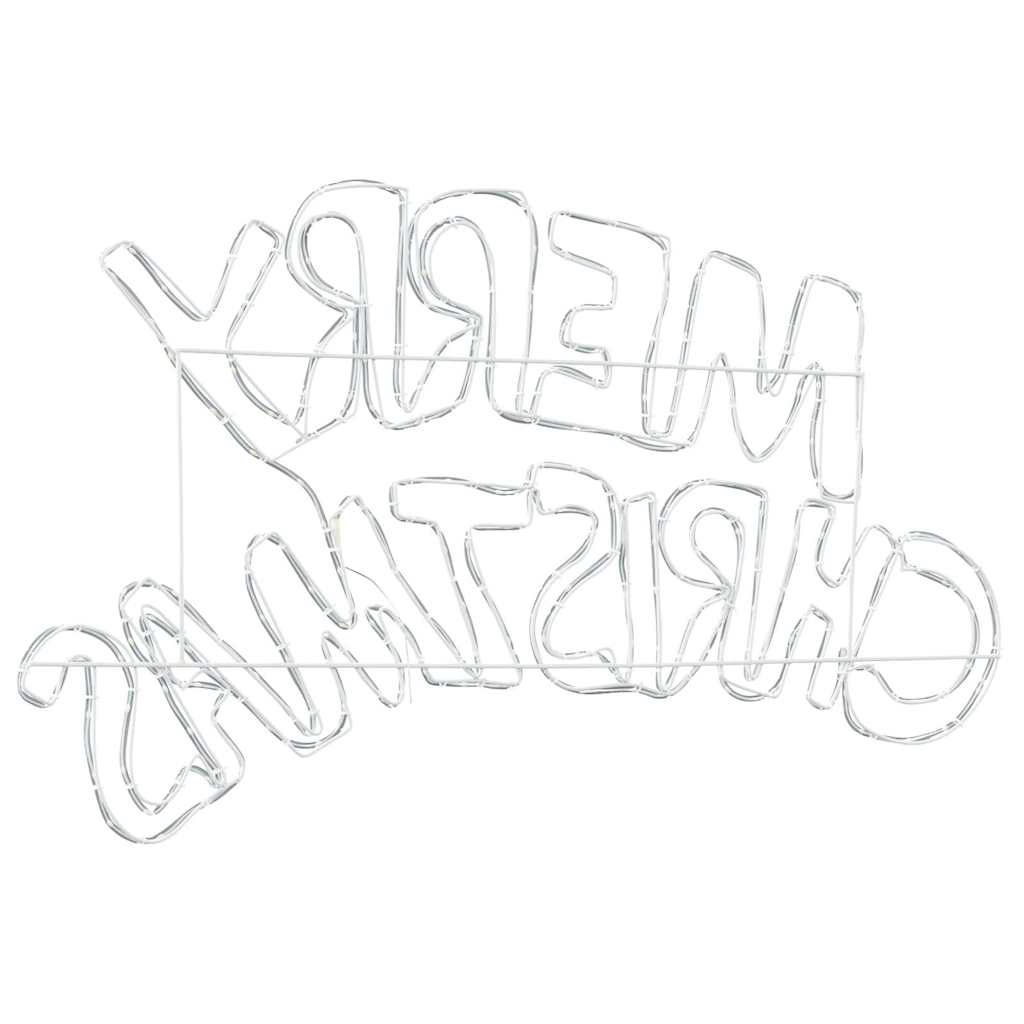 Insegna di Natale con 240 LED Multicolore 100 x 50 cm PVC 42018952